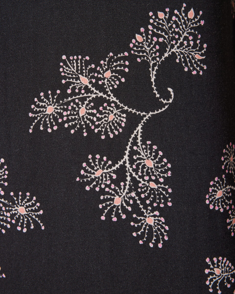 Paisley Button-up Shirt, Black, hi-res